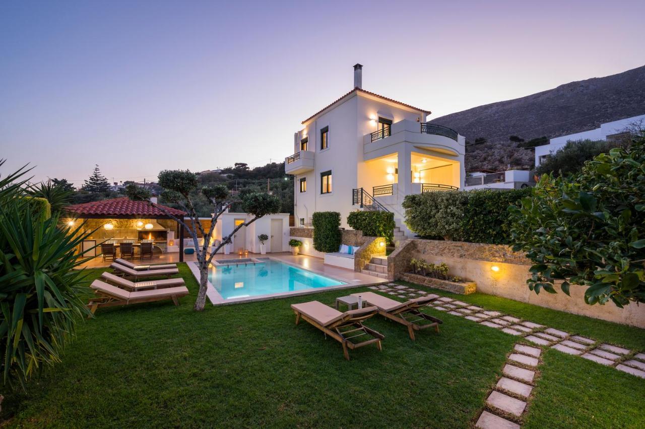 Villa Georgia Heated Pool & Jet-Tub Kolymbari Exterior photo